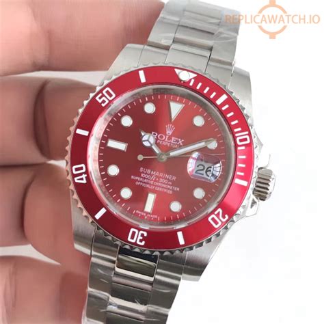 red dial rolex replica|rolex red dial submariner.